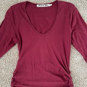 Michael Stars Burgundy Dress, Size Small